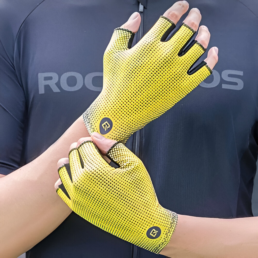 Guantes cortos para ciclismo Rockbros Unisex S162Y