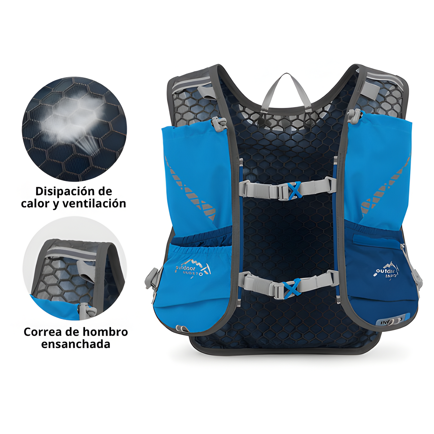 Mochila impermeable de Hidratación Inoxto