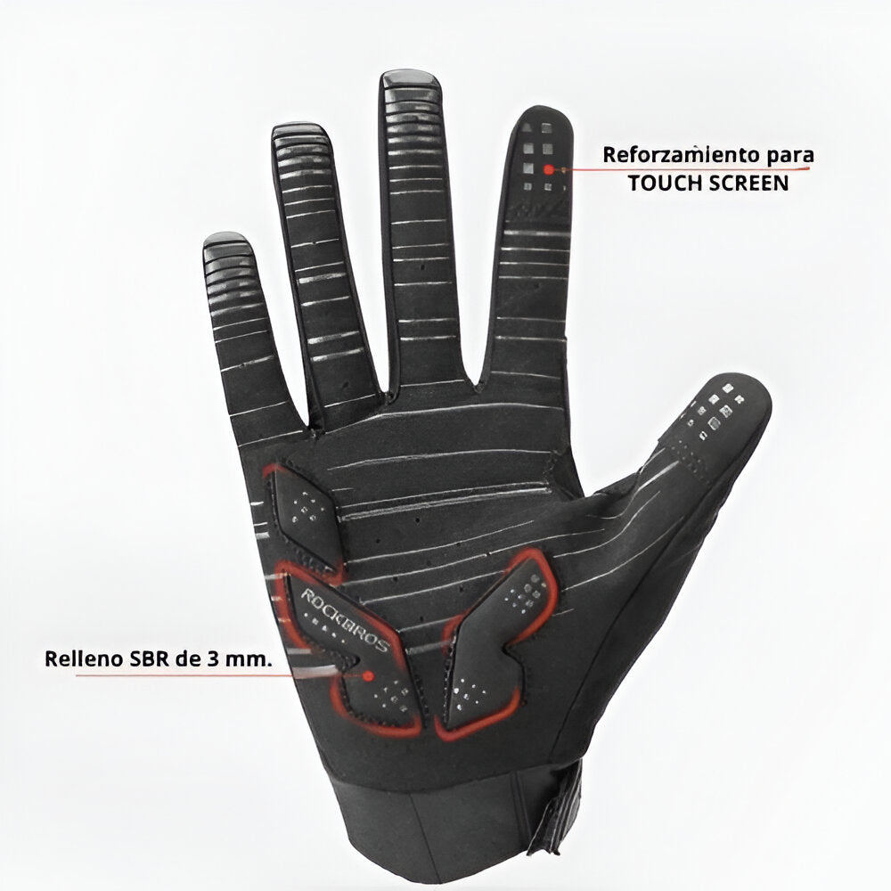 Guantes largos con protección Rockbros