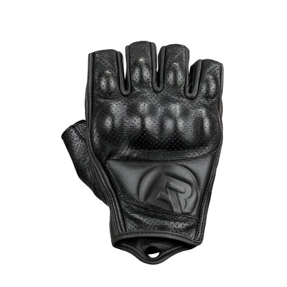 Guantes cortos de cuero para moto Rockbros