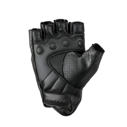 Guantes cortos de cuero para moto Rockbros