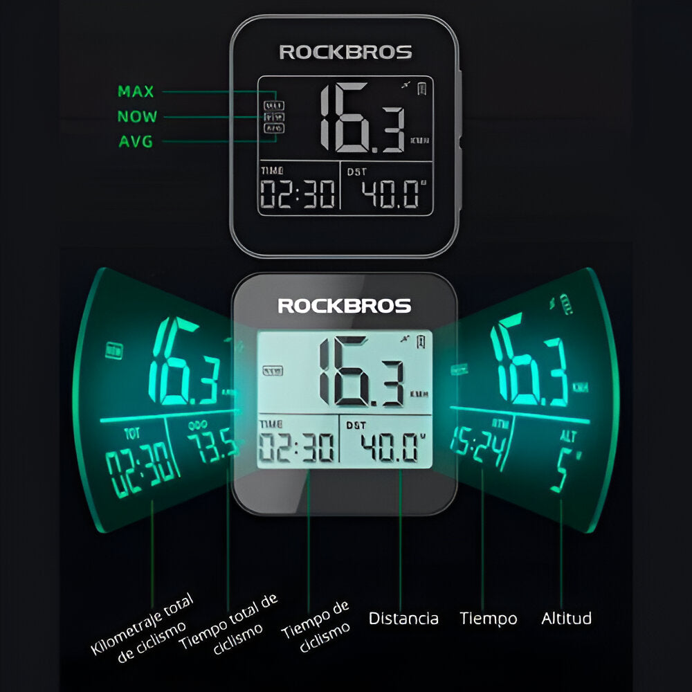 Ciclocomputador con GPS Rockbros G1