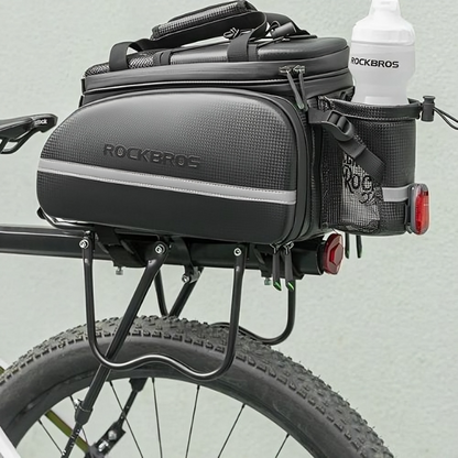 Bolso impermeable para parrilla de bicicleta de alta capacidad ideal para viajes