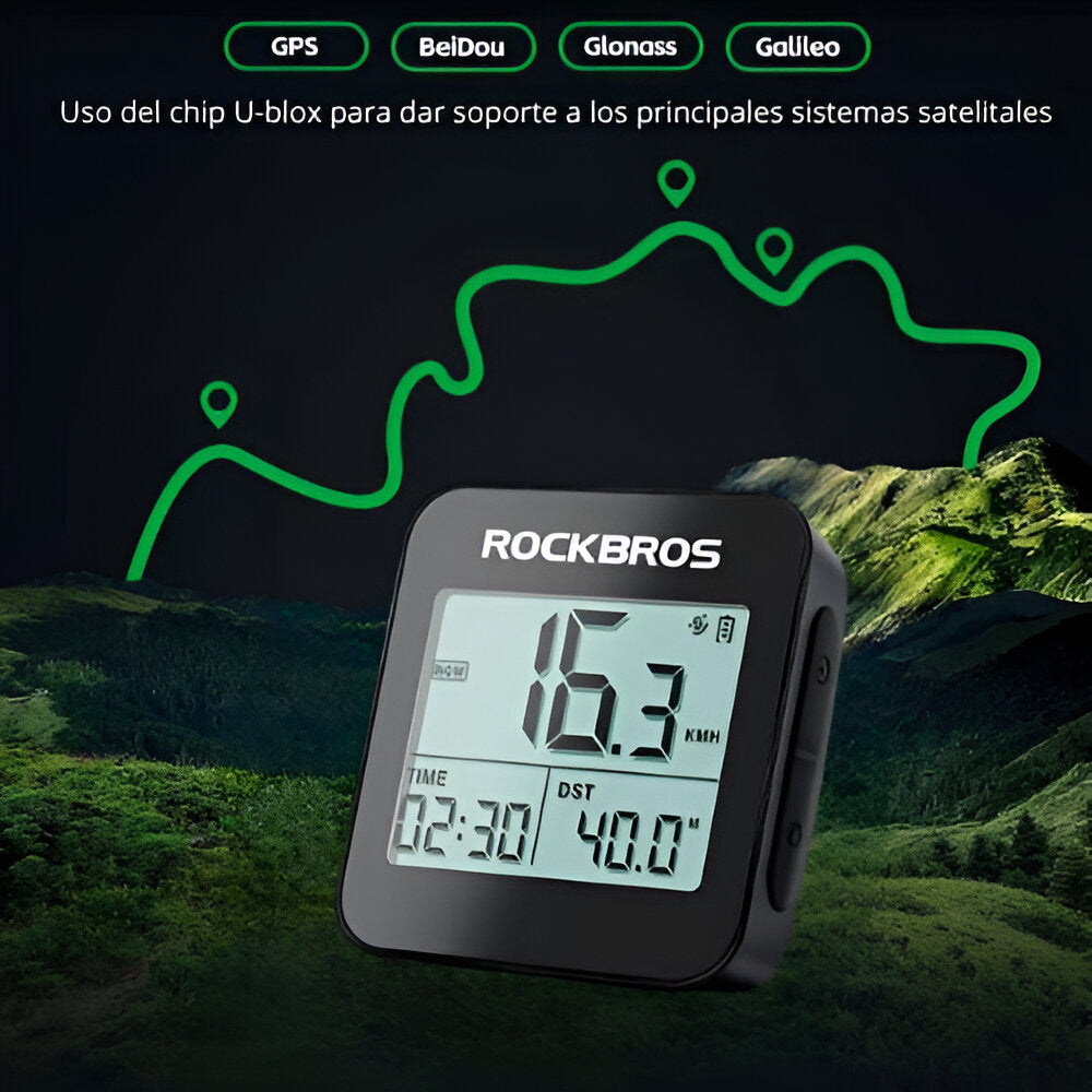 Ciclocomputador con GPS Rockbros G1