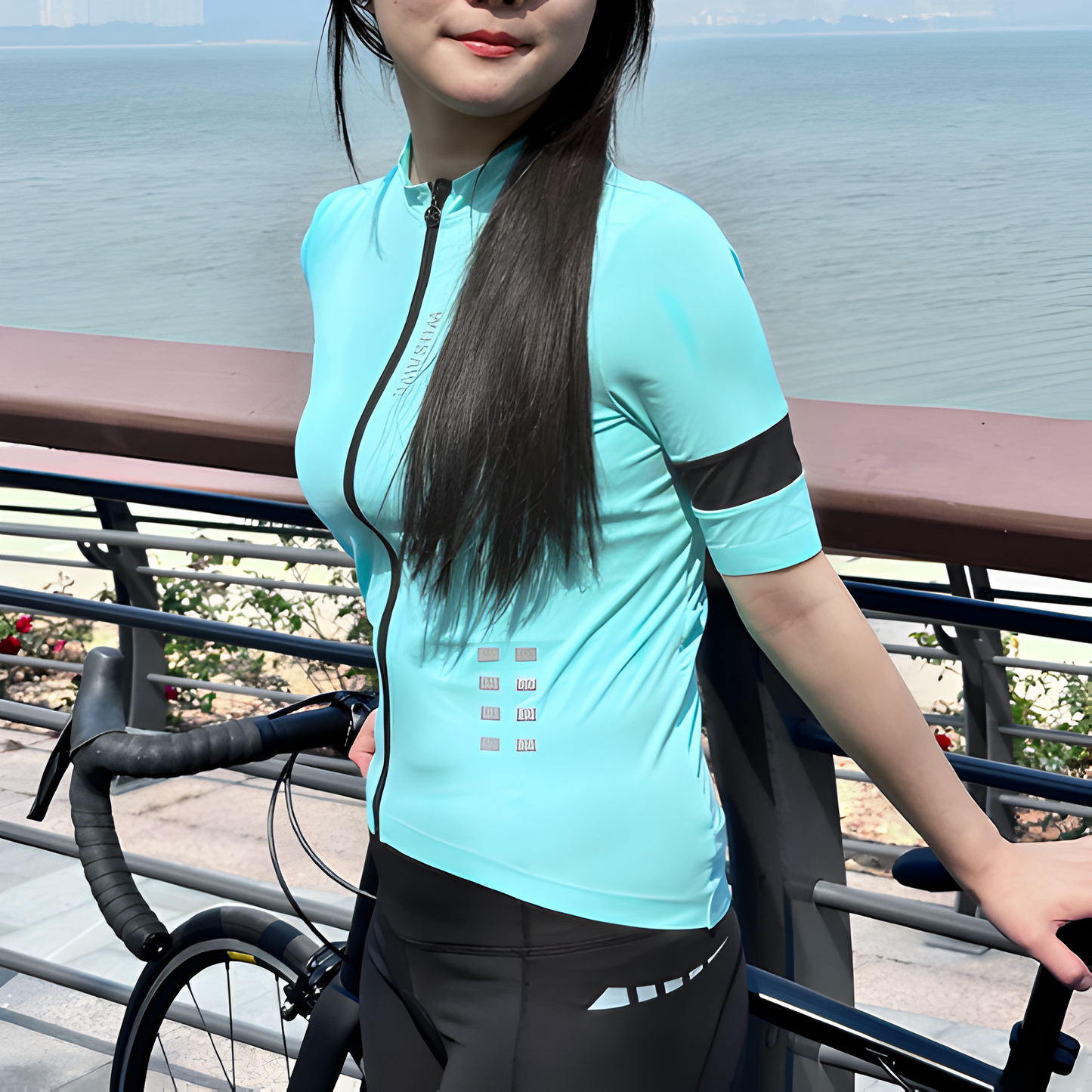 Jersey de Ciclismo para Mujer Wosawe