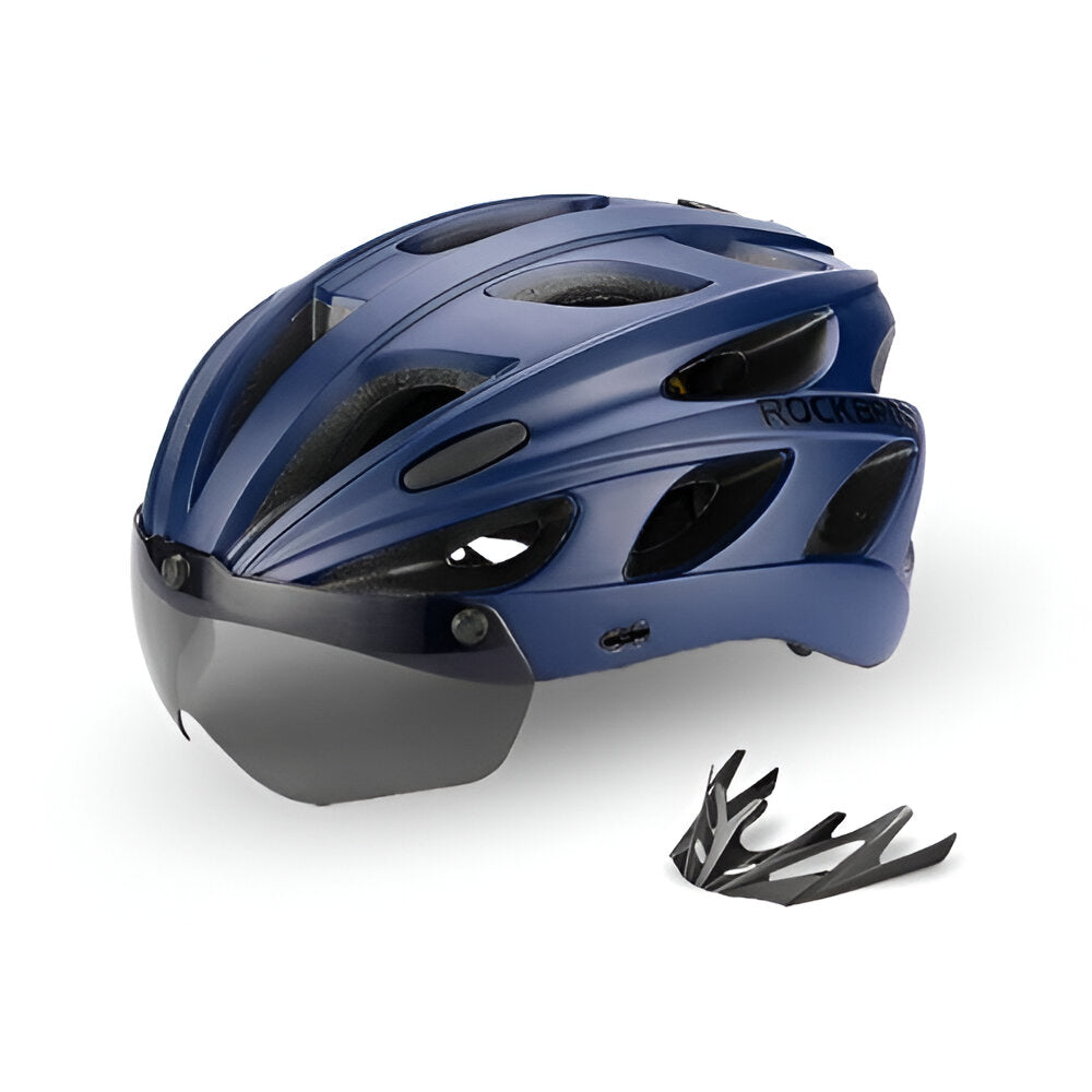 Casco TT-16 con lentes y visera Rockbros