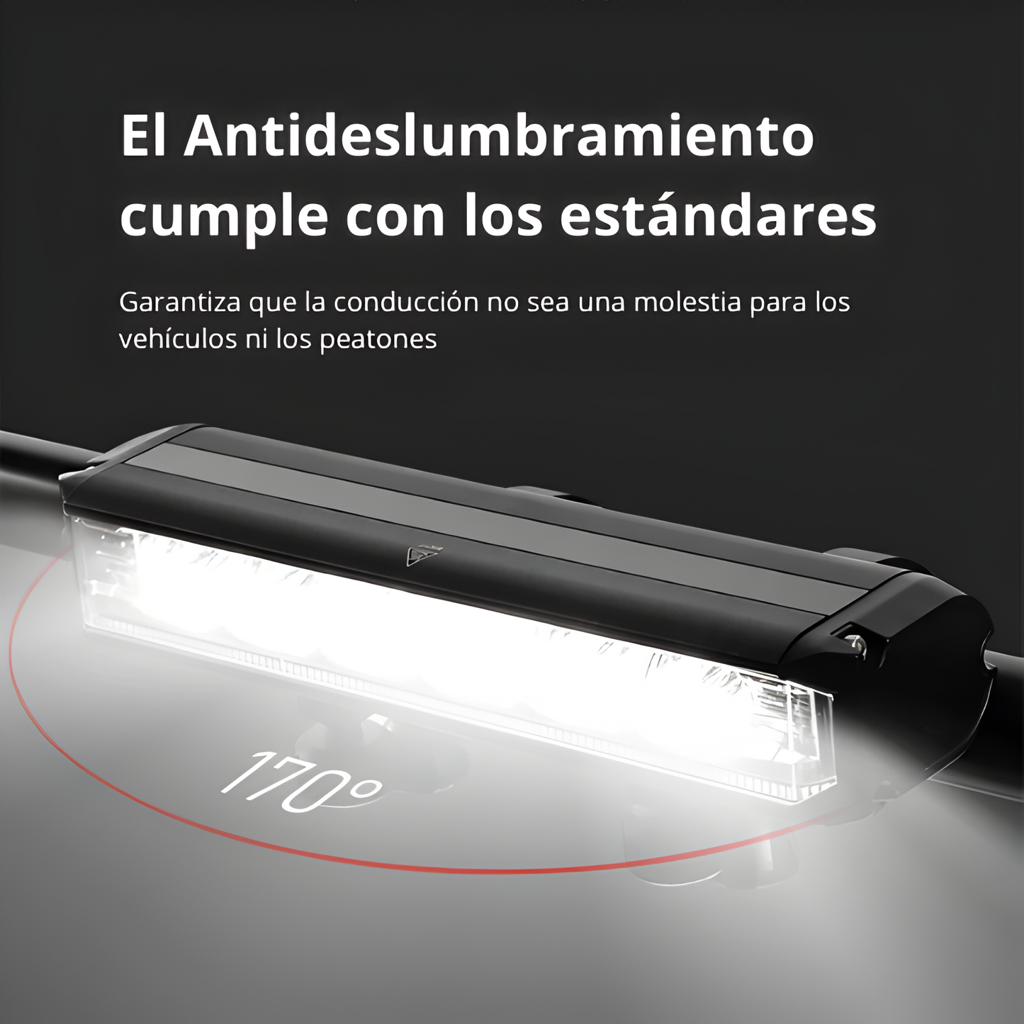 Luz delantera de 1400Lum para ciclismo