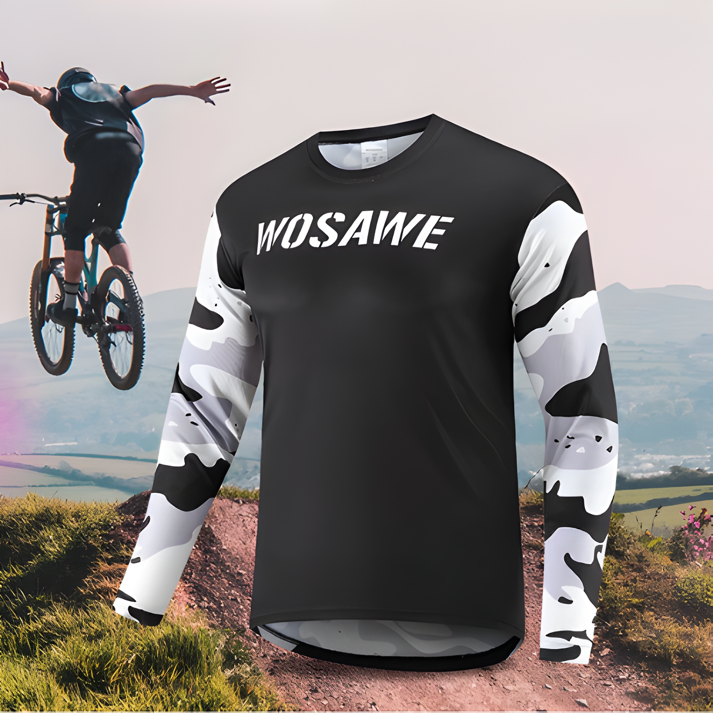 Jersey de ciclismo MTB Wosawe