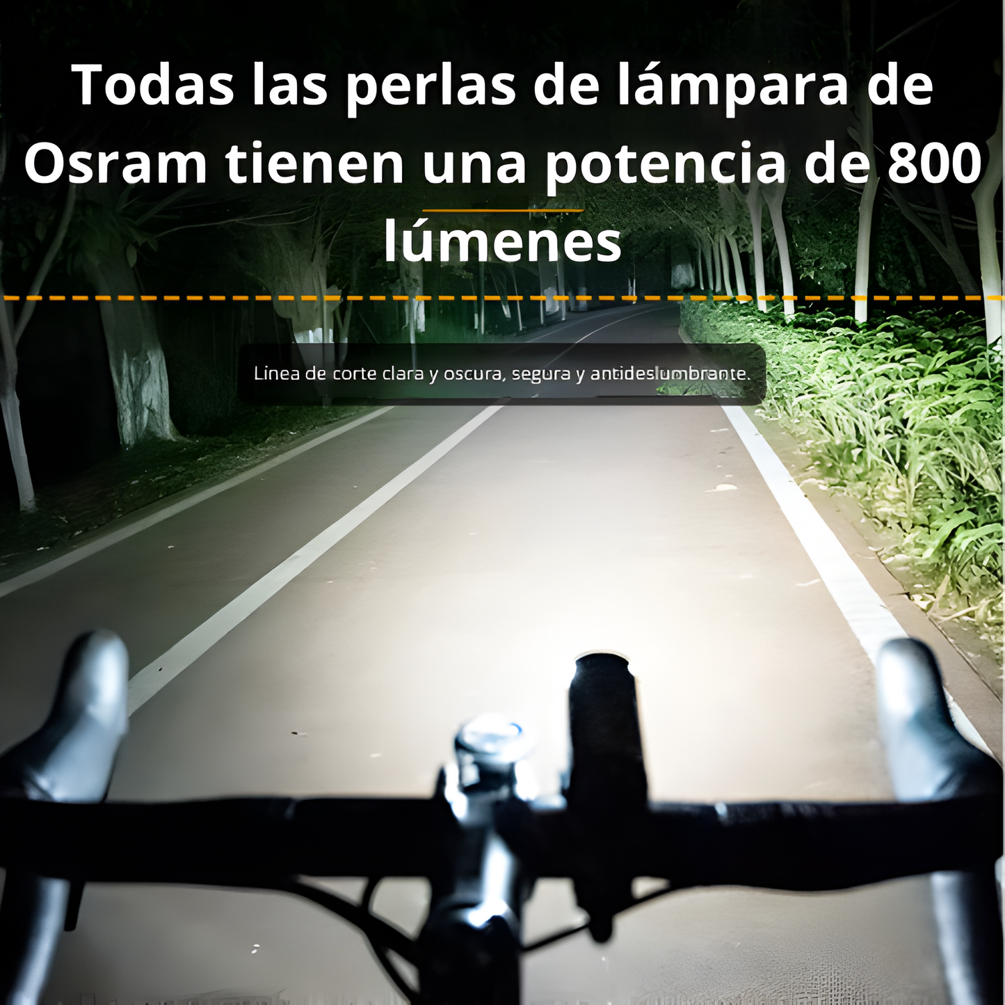 Luz delantera para bicicleta de 400Lm Giyo