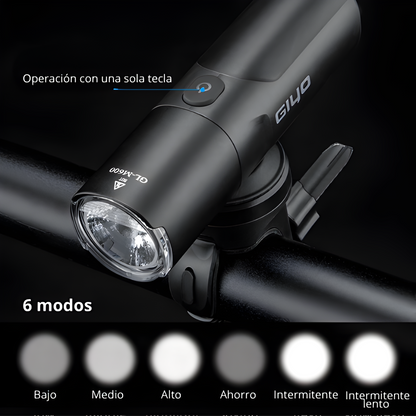 Luz delantera para bicicleta de 400Lm Giyo