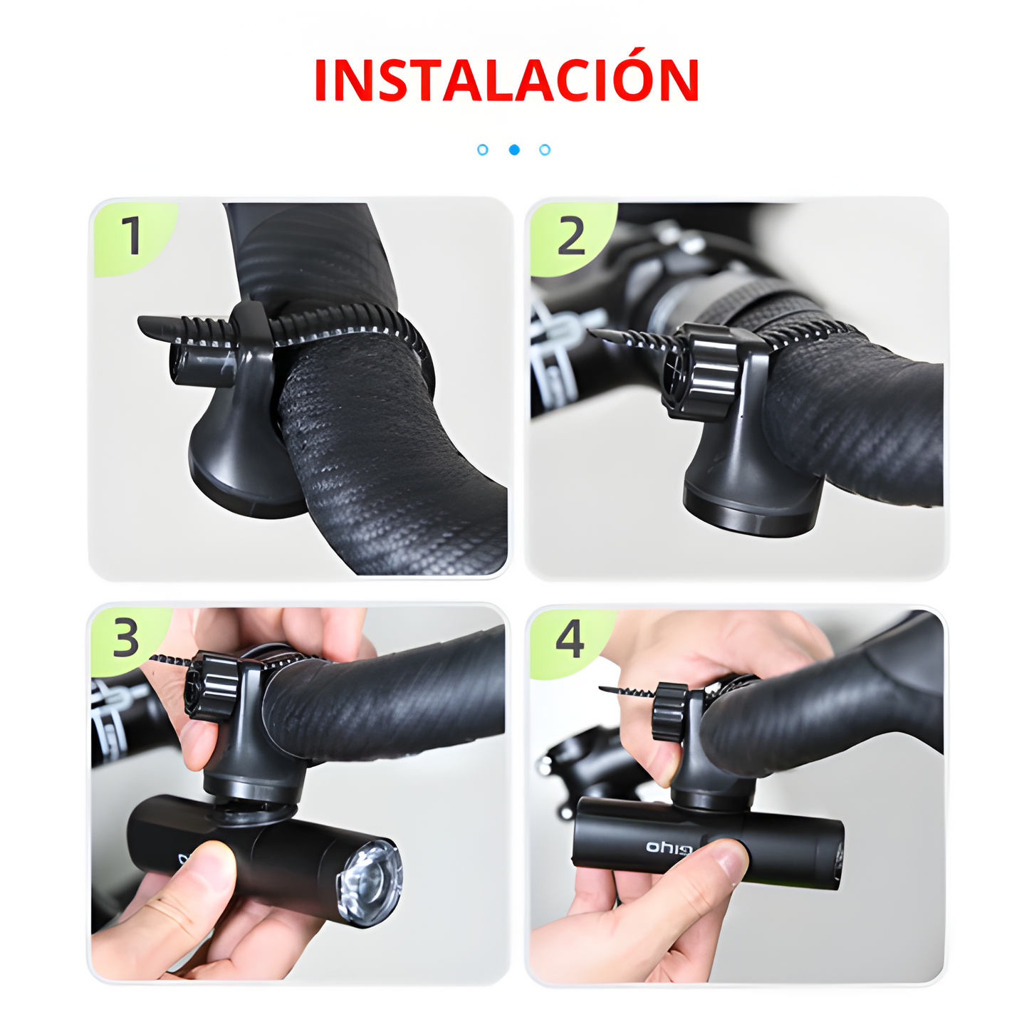 Luz delantera para bicicleta de 400Lm Giyo