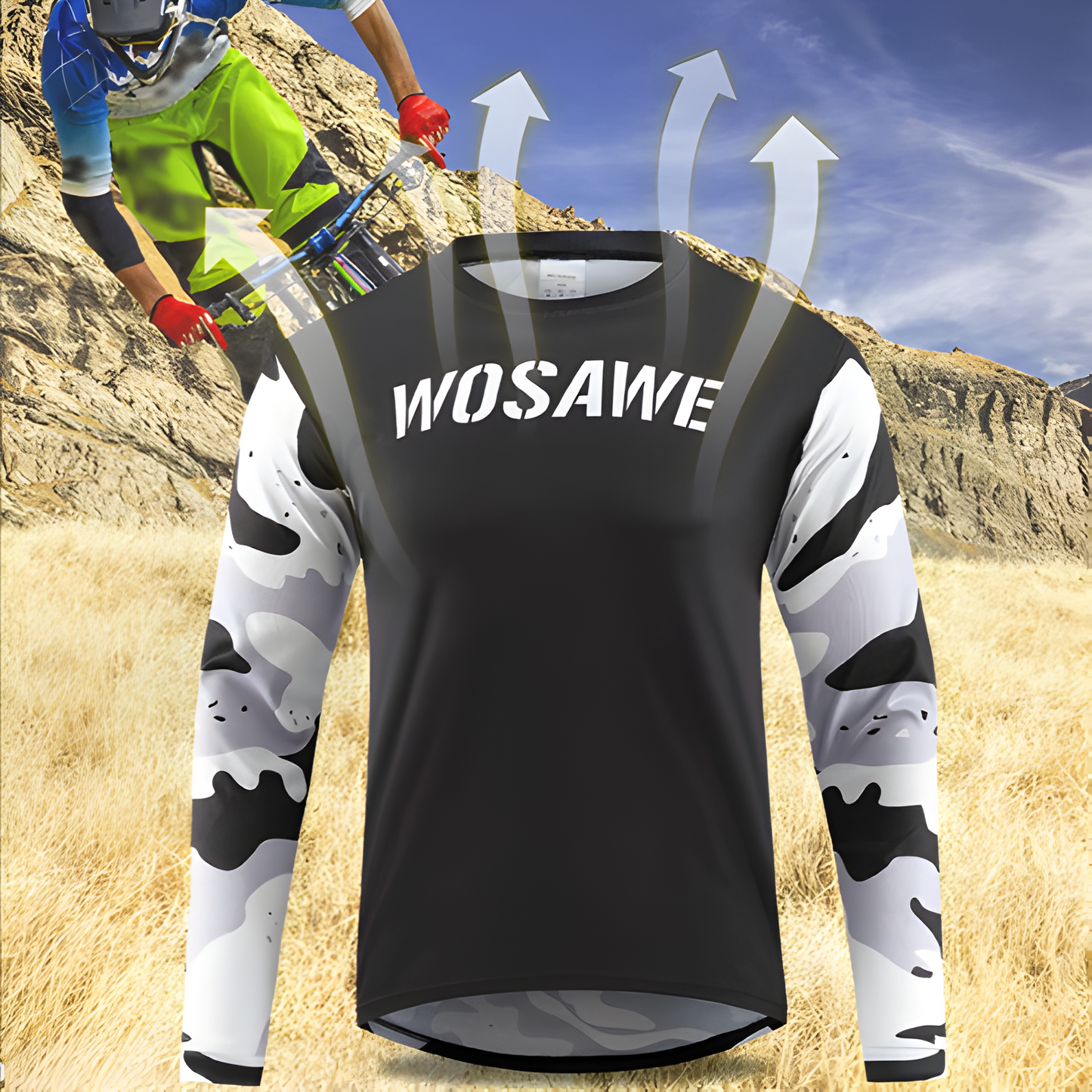 Jersey de ciclismo MTB Wosawe