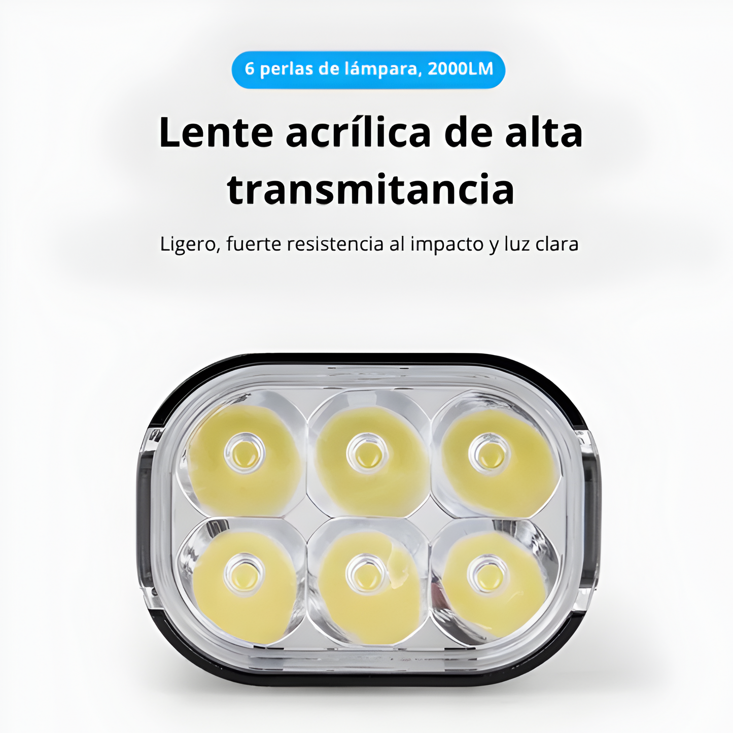 Luz delantera para bicicleta de 2000Lm Giyo