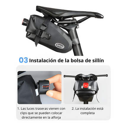 Luz trasera recargable GL-09S Giyo