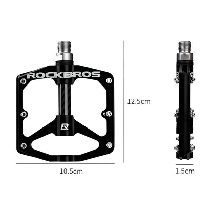 Pedales para bicicleta 2017-12E de Aluminio Antideslizantes Rockbros