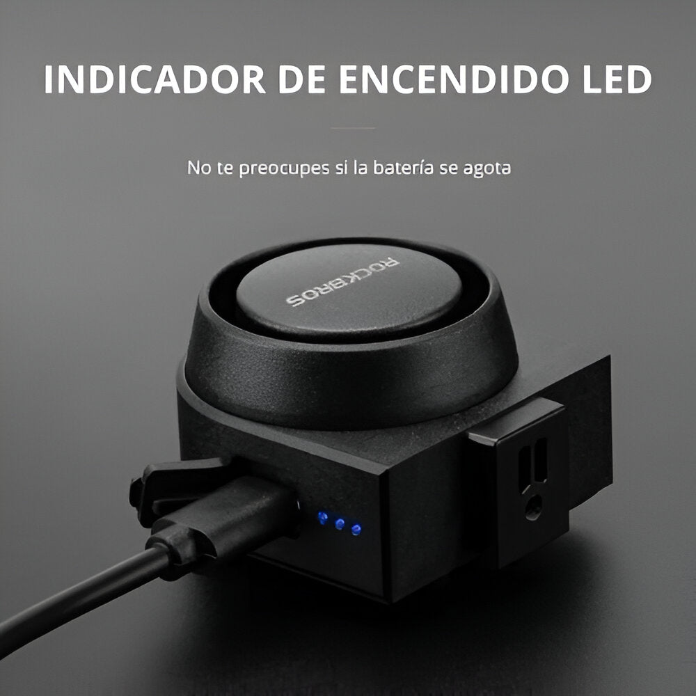 Alarma electrónica con timbre para bicicleta Rockbros