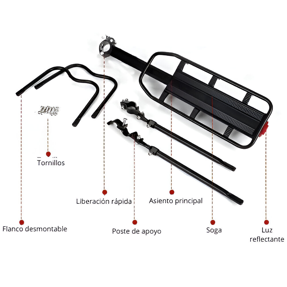 Parrilla para bicicleta HJ1007 Rockbros