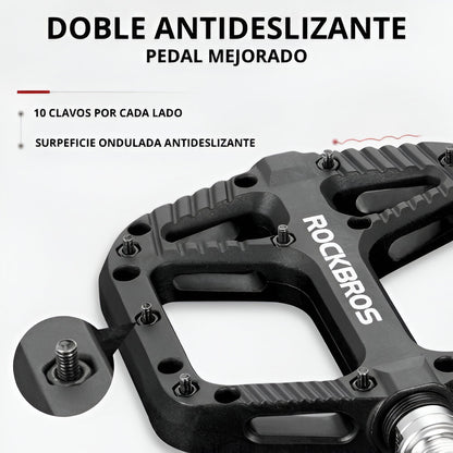 Pedales para bicicleta 2018-12A de Nylon antideslizantes Rockbros