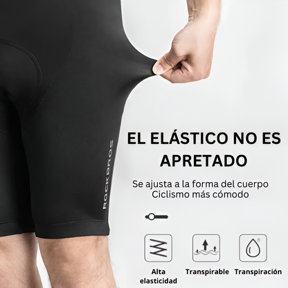 Culotte con tirantes Rockbros para hombre y mujer