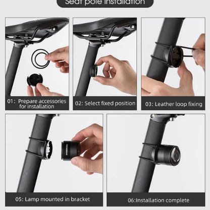 Luz Posterior para bicicleta Q1 Rockbros