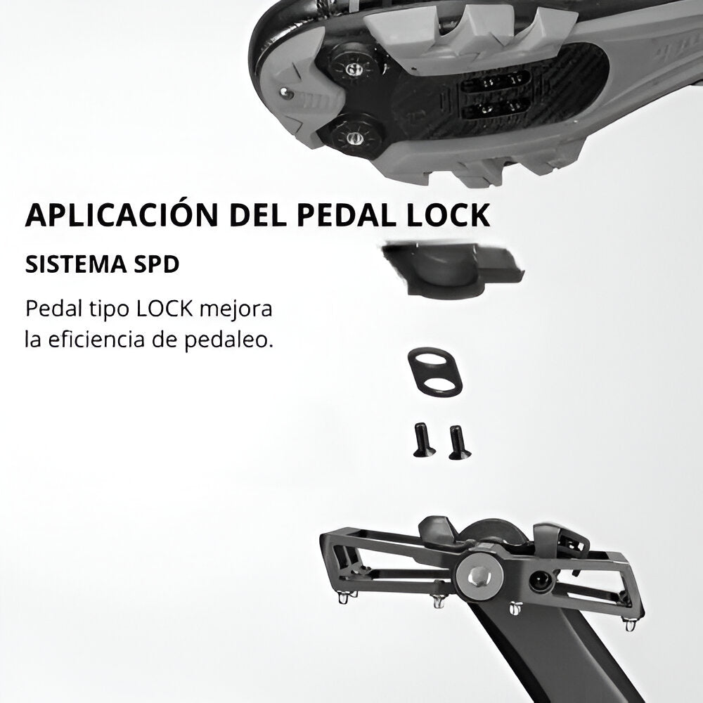 Pedales para bicicleta PD15-BK Mixtos de Aluminio Rockbros