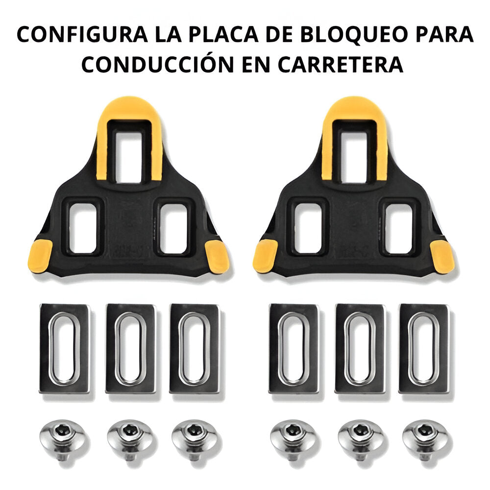 Pedales para bicicleta LP-R de Aluminio de Auto sujeción Rockbros