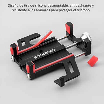 Soporte de teléfono para bicicleta 699 de Aluminio Rockbros