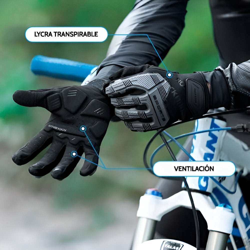 Guantes de ciclismo para enduro de hombre Rockbros