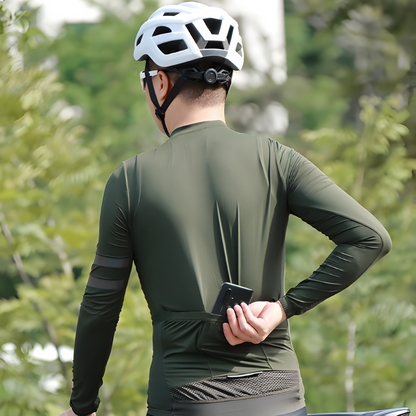 Jersey manga larga de ciclismo Wosawe