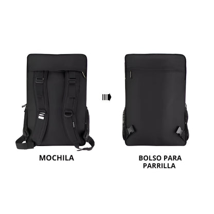 Alforja con mochila 2 en 1 para bicicleta Rockbros de 48L