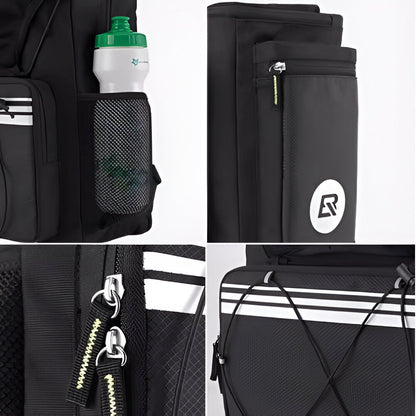 Alforja con mochila 2 en 1 para bicicleta Rockbros de 48L