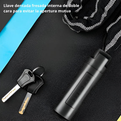 Cadena de seguridad LCXR0100 con llave Rockbros