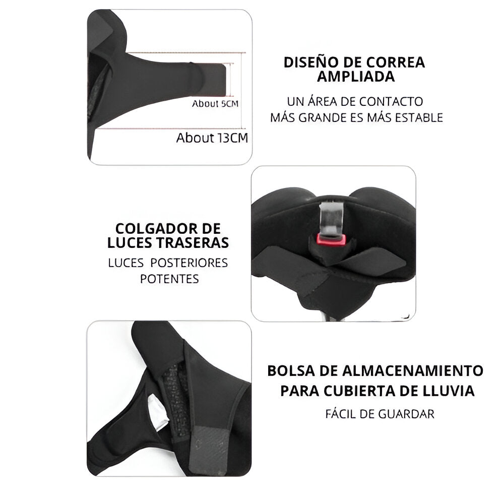 Funda de asiento para bicicleta LF047-B con gel Rockbros