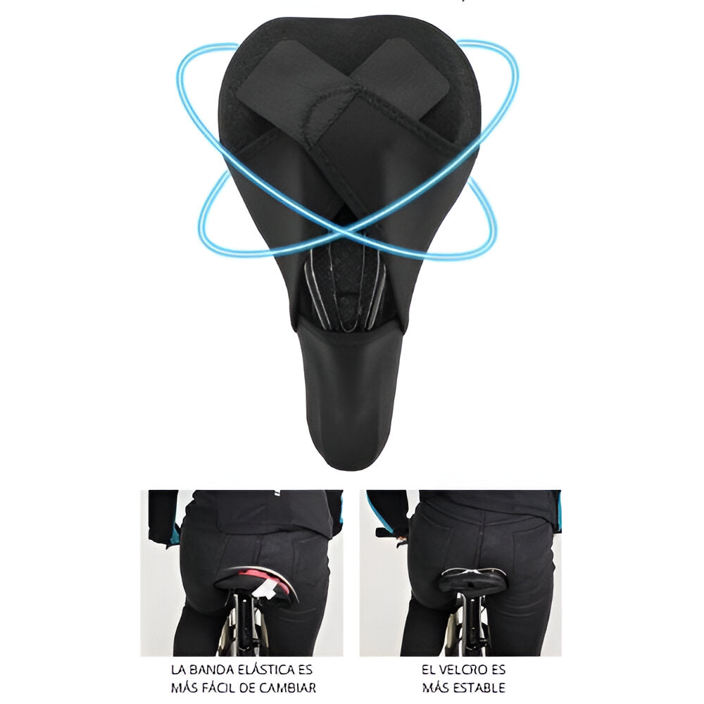 Funda de asiento para bicicleta LF047-B con gel Rockbros