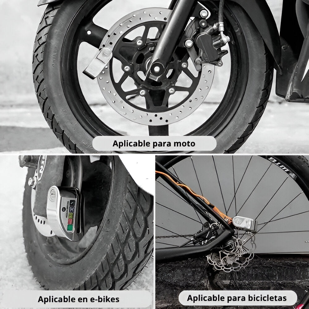 Freno de Disco con Alarma para Bicicleta o Moto Rockbros