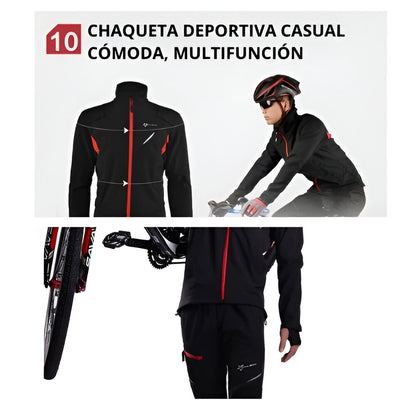 Casaca térmica impermeable Rockbros para ciclismo unisex