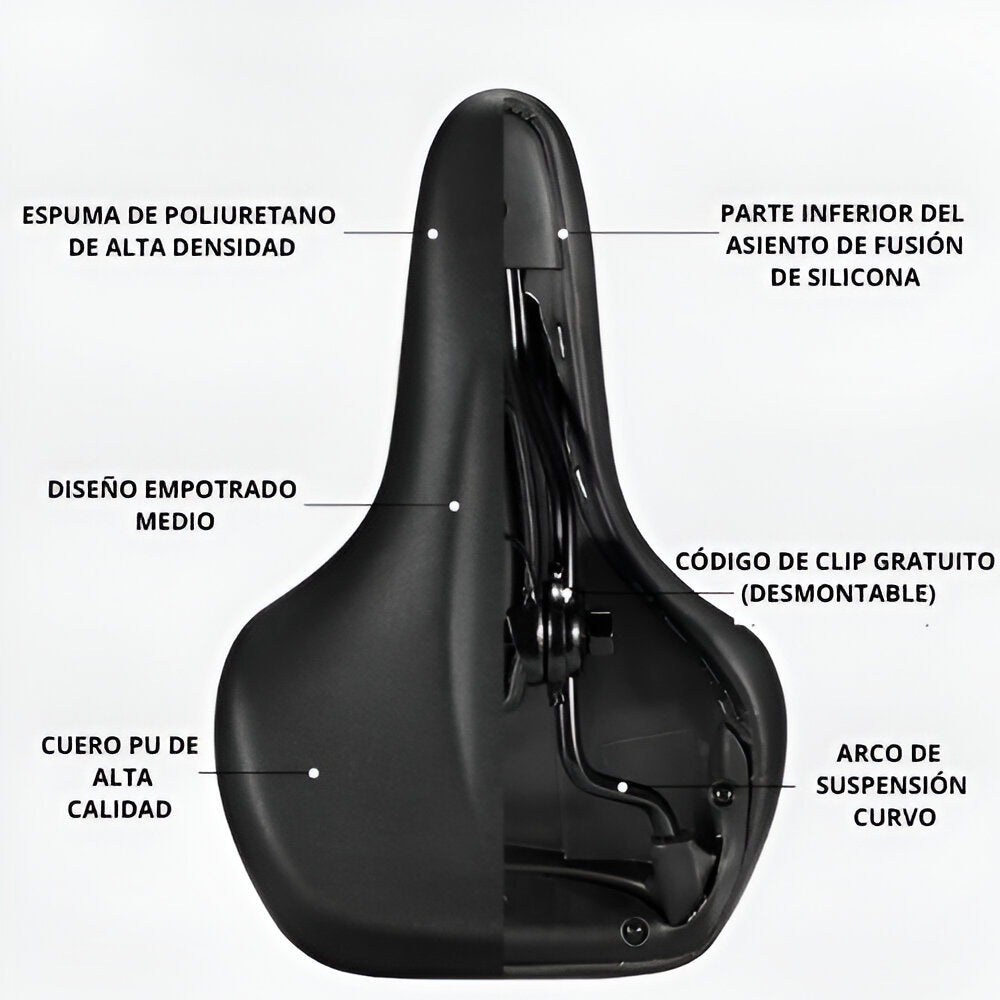 Asiento Acolchado para Bicicleta AQ-106 Rockbros