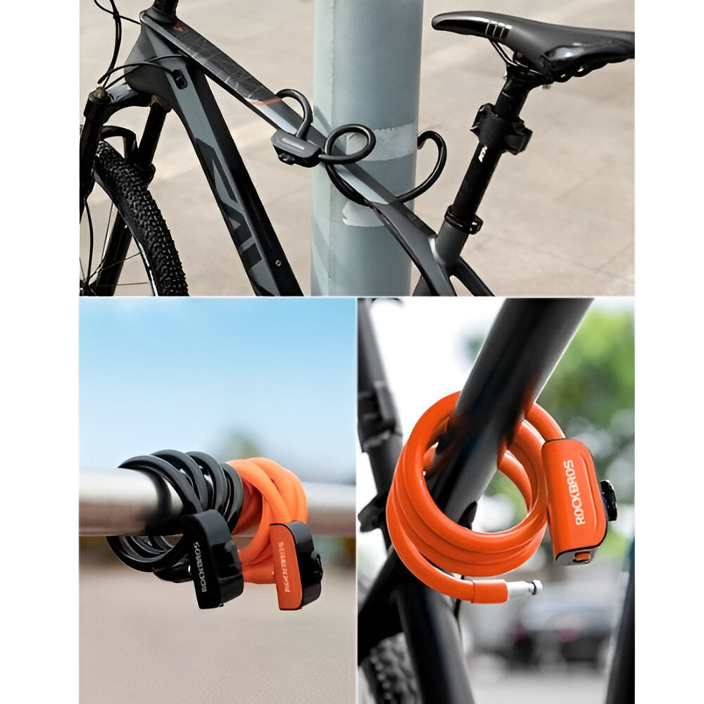 Cadena de Seguridad para Bicicleta Rockbros RKS515-BK